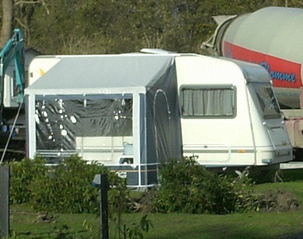Voortent caravan, Caravanes & Camping, Auvents, Comme neuf, Starcamp, Polyester, Enlèvement
