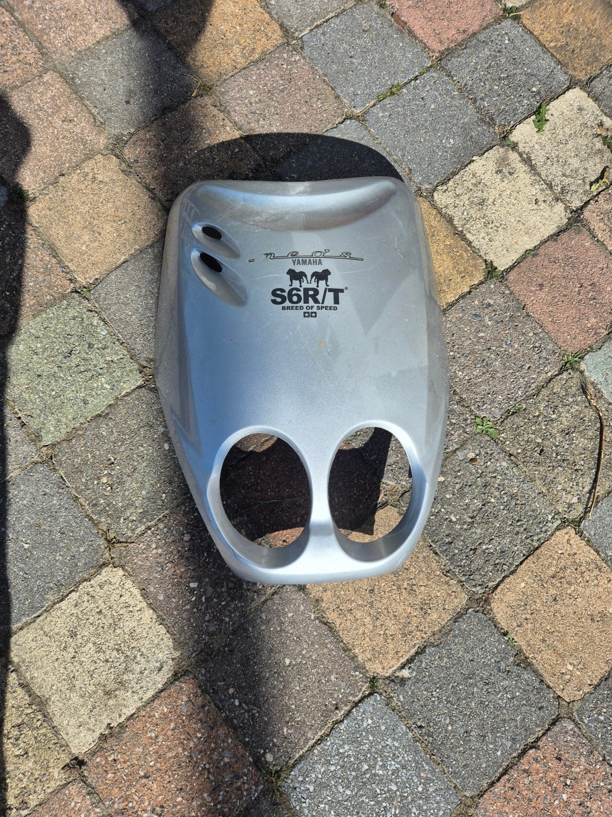 Capot avant/couvre-phare pour Yamaha Neo/MBK Ovetto — gris (, Enlèvement ou Envoi, Utilisé, Capot, Yamaha