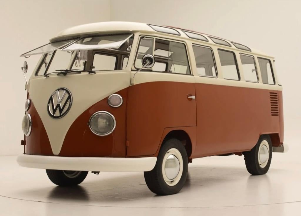 VW T1 Samba style – volledig gerestaureerd – topstaat, Auto's, Oldtimers, Particulier, Open dak, Volkswagen, Benzine, Overige carrosserie