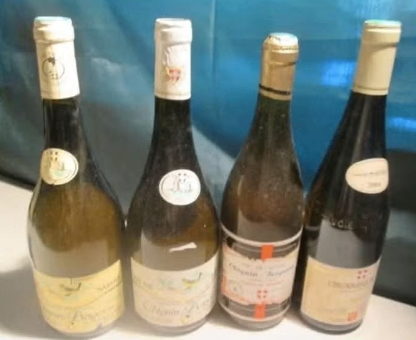 4x Vin de Savoie - Chignin Bergeron, Verzamelen, Frankrijk, Ophalen of Verzenden, Zo goed als nieuw, Rode wijn