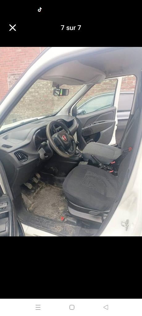 Fiat doblo, Voorwielaandrijving, Euro 5, Stof, Zwart