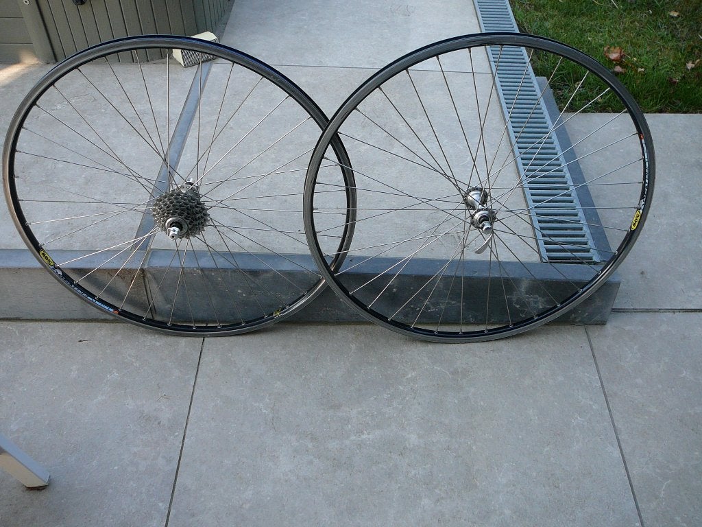 Koppel wielen Mavic Open Pro SSC /Campagnolo, Ophalen