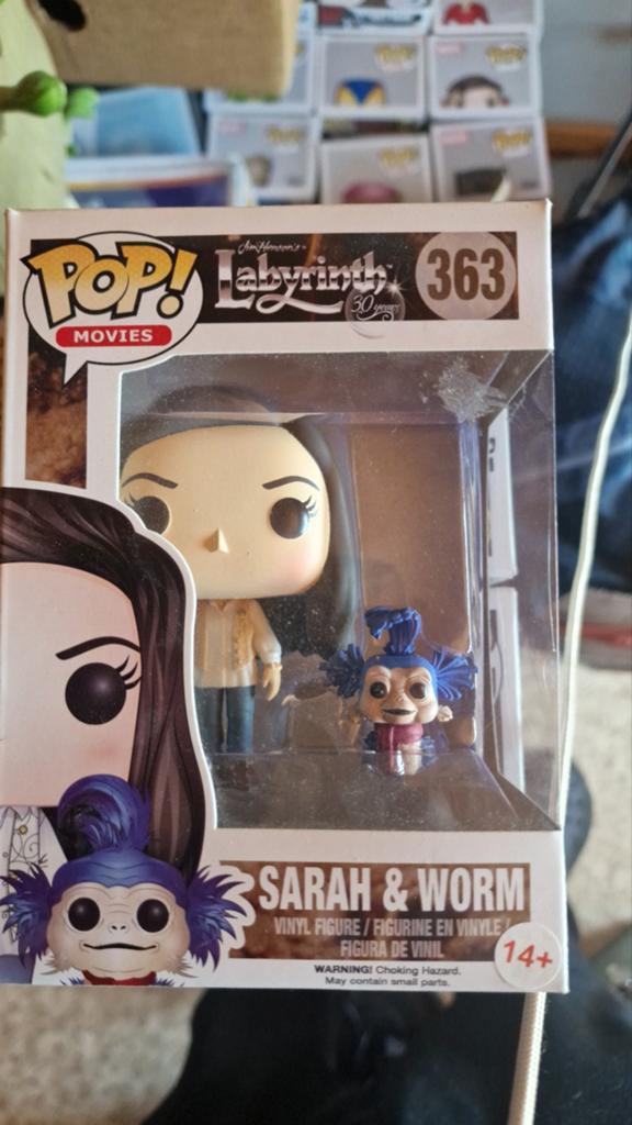 Funko Pop Labyrinth 30 years 363 Sarah & Worm, Ophalen of Verzenden