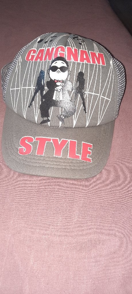 Vintage pet gangnam style, Kleding | Heren, Ophalen of Verzenden, Zo goed als nieuw, Gangnam style, Pet