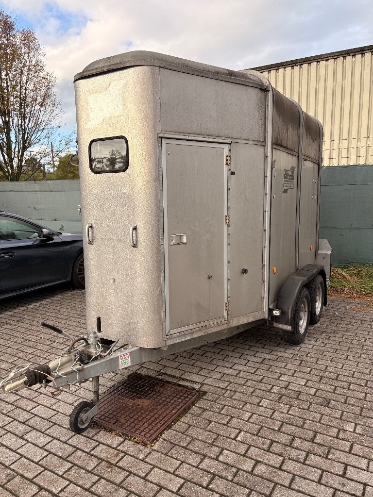 paarden aanhangwagen, Dieren en Toebehoren, Ophalen, Gebruikt, Aluminium, 2-paards trailer