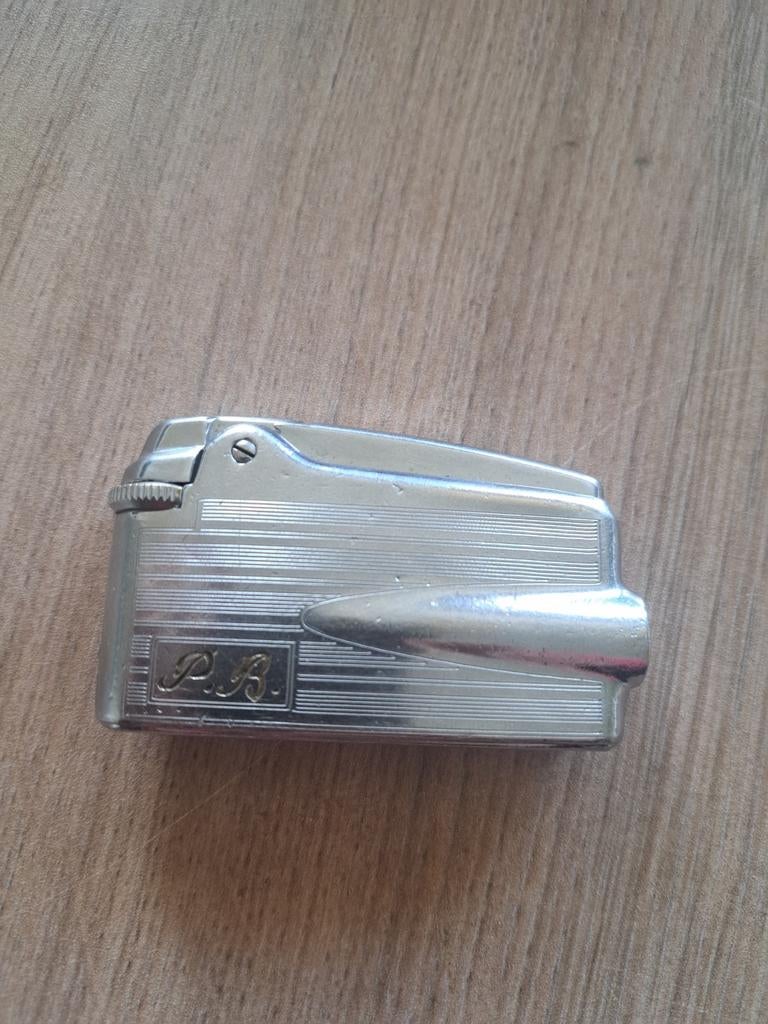 Vintage Ronson Varaflame Gas Aansteker – Chroom Klassieker, Ophalen of Verzenden, Aansteker
