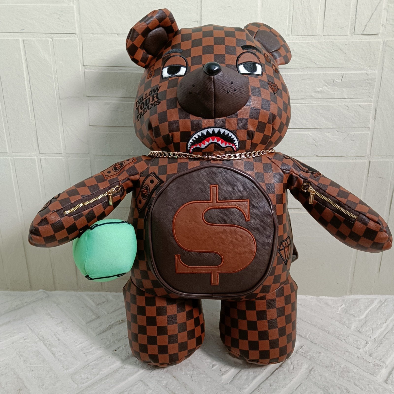 Sprayground teddybeer rugzak., 40 cm of meer, Ophalen of Verzenden, Zo goed als nieuw, Overige merken