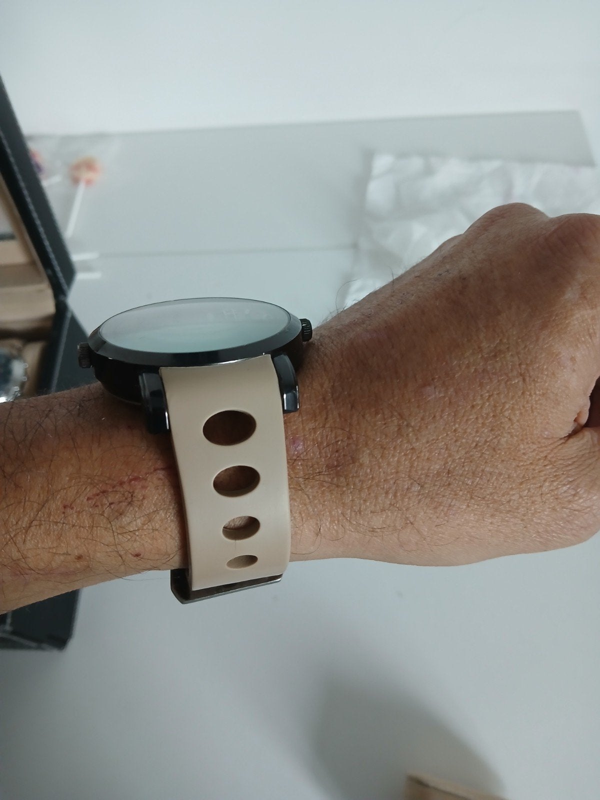 montre fantaisie, Handtassen en Accessoires, Overige merken, Overige materialen, Polshorloge, Overige materialen