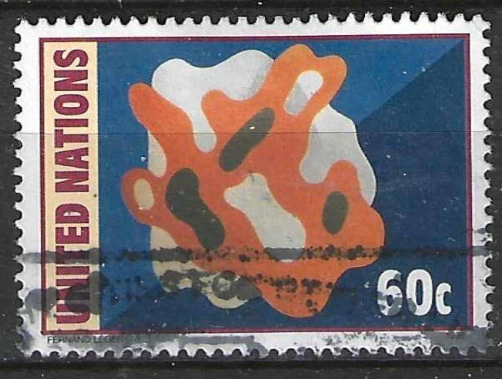VN-New York 1996 - Yvert 694 - Fernand Leger (ST), Verzenden, Gestempeld
