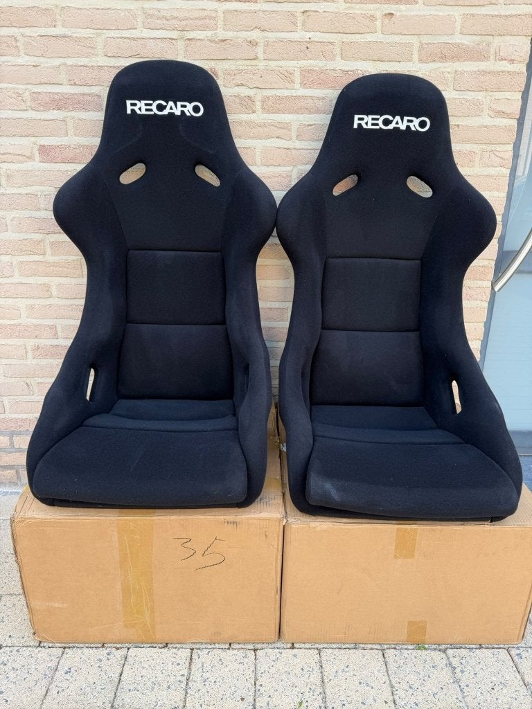 2x Recaro Pole Position stoffen stoelen, Auto-onderdelen, Ophalen, BMW