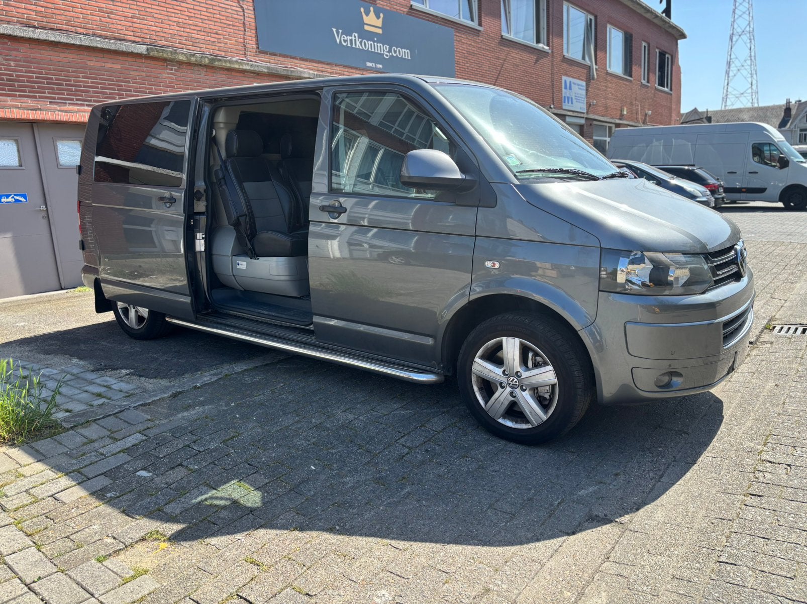 Volkswagen transporter T5 180pk, Cuir, Achat, Volkswagen, Noir