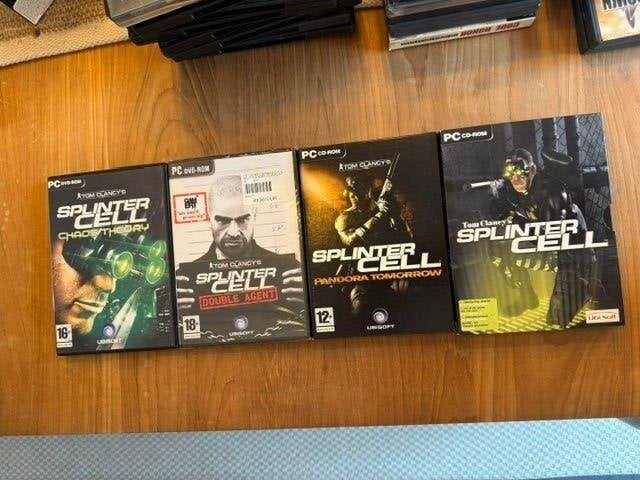 PC Games 1990/2000 Splintercell ook andere als lot of apart, Consoles de jeu & Jeux vidéo, Enlèvement ou Envoi, Comme neuf, Shooter