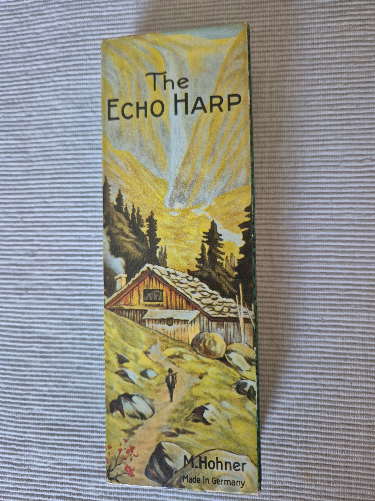 The echo harp, Ophalen, Zo goed als nieuw, G-mondharmonica, Met koffer of doosje