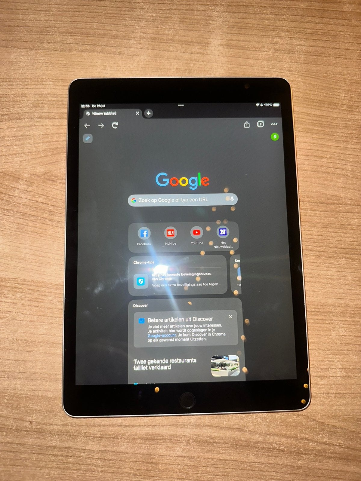 iPad 9th gen (64GB), Computers en Software, Apple iPads, Ophalen, Gebruikt, Grijs, Apple iPad