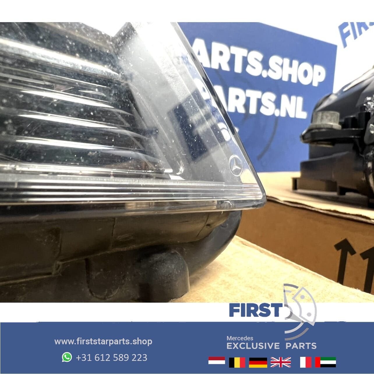 W204 C63 AMG ILS KOPLAMP RECHTS Mercedes C Klasse FACELIFT I, Utilisé, -, -, Enlèvement ou Envoi