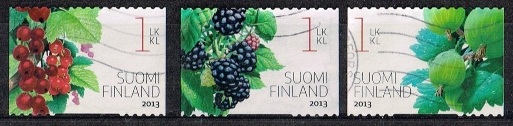 Postzegels uit Finland - K 6093 - tuinvruchten, Verzenden, Finland, Gestempeld