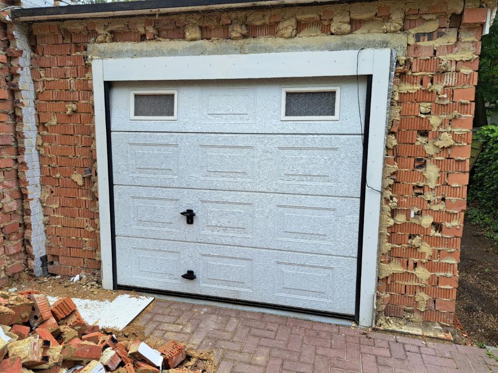 Porte sectionnelle, Bricolage & Construction, Enlèvement, Utilisé, Porte de garage