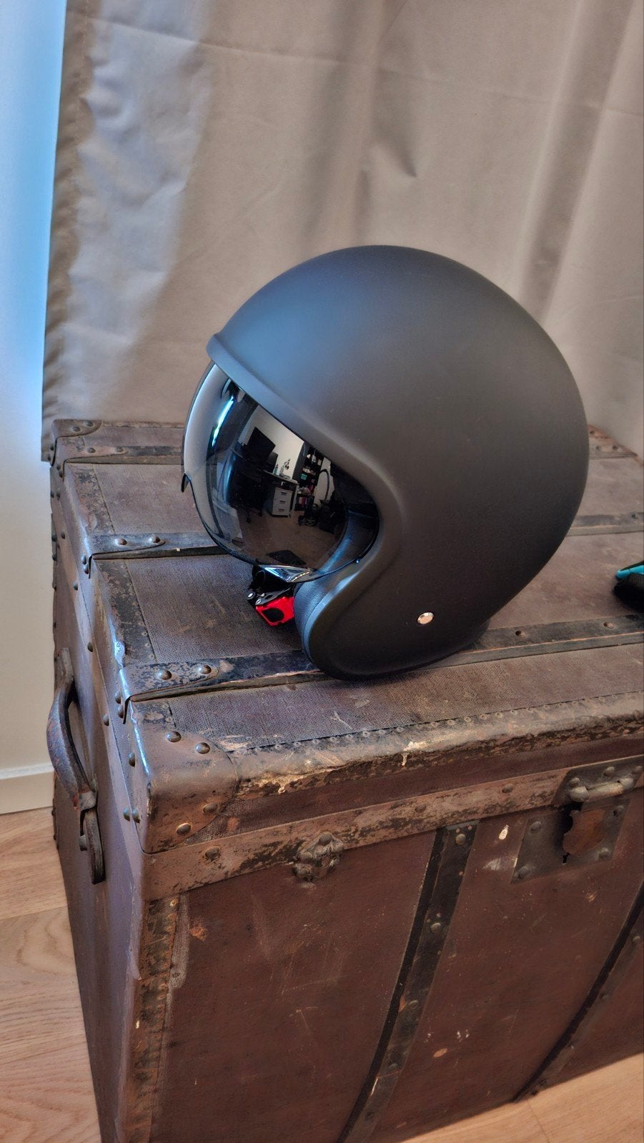 Motorhelm, Fietsen en Brommers, Brommerhelmen, Ophalen, Small