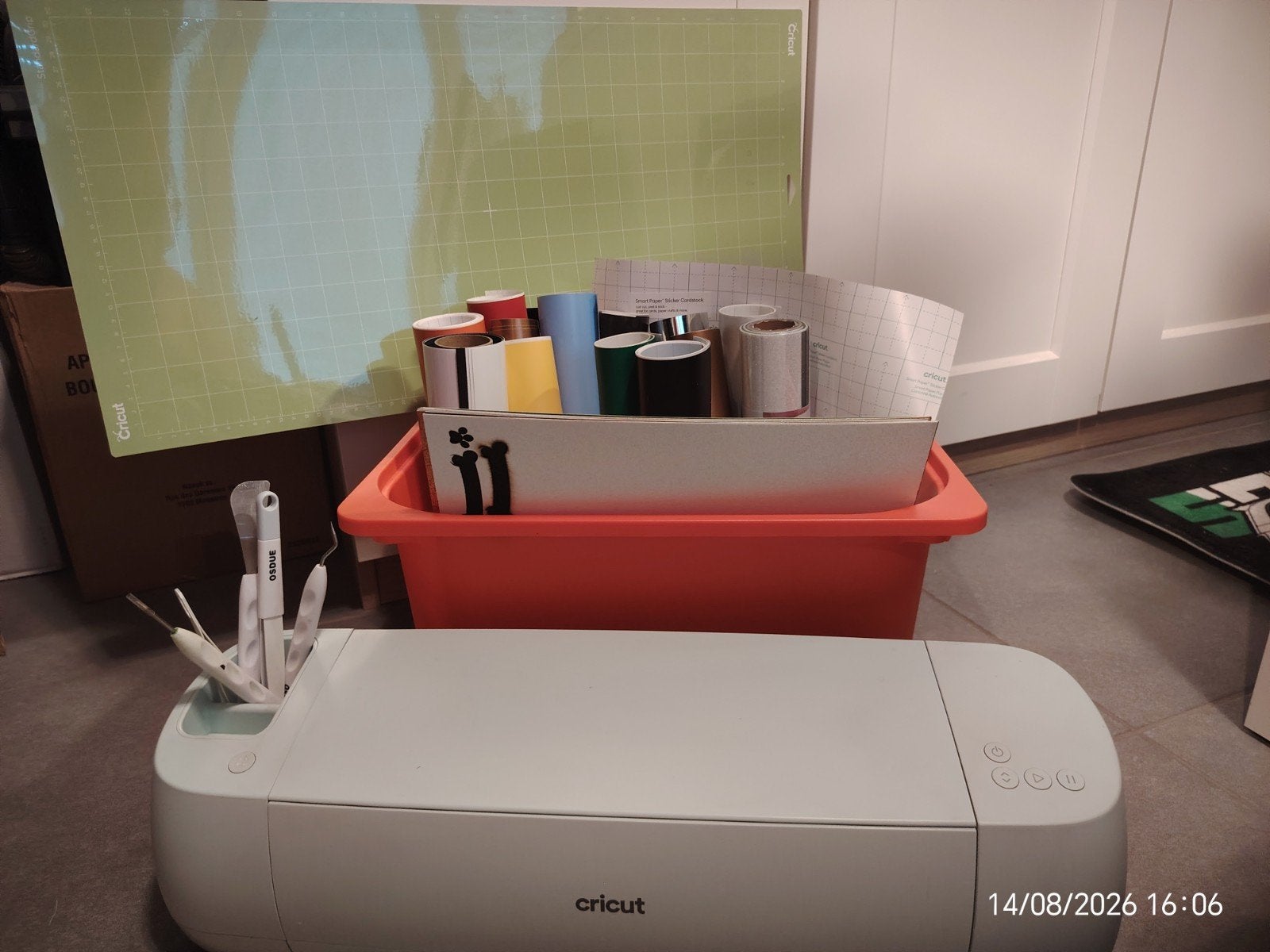 cricut expl 3, Hobby en Vrije tijd, Ophalen, Zo goed als nieuw, Sticker