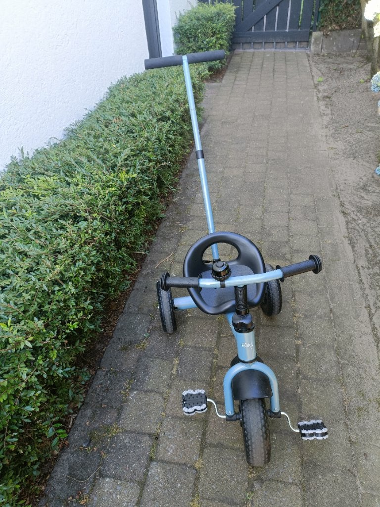 Billy driewieler met duwstang, Fietsen en Brommers, Fietsen | Driewielers, Ophalen, Gebruikt, Billy, Duwstang