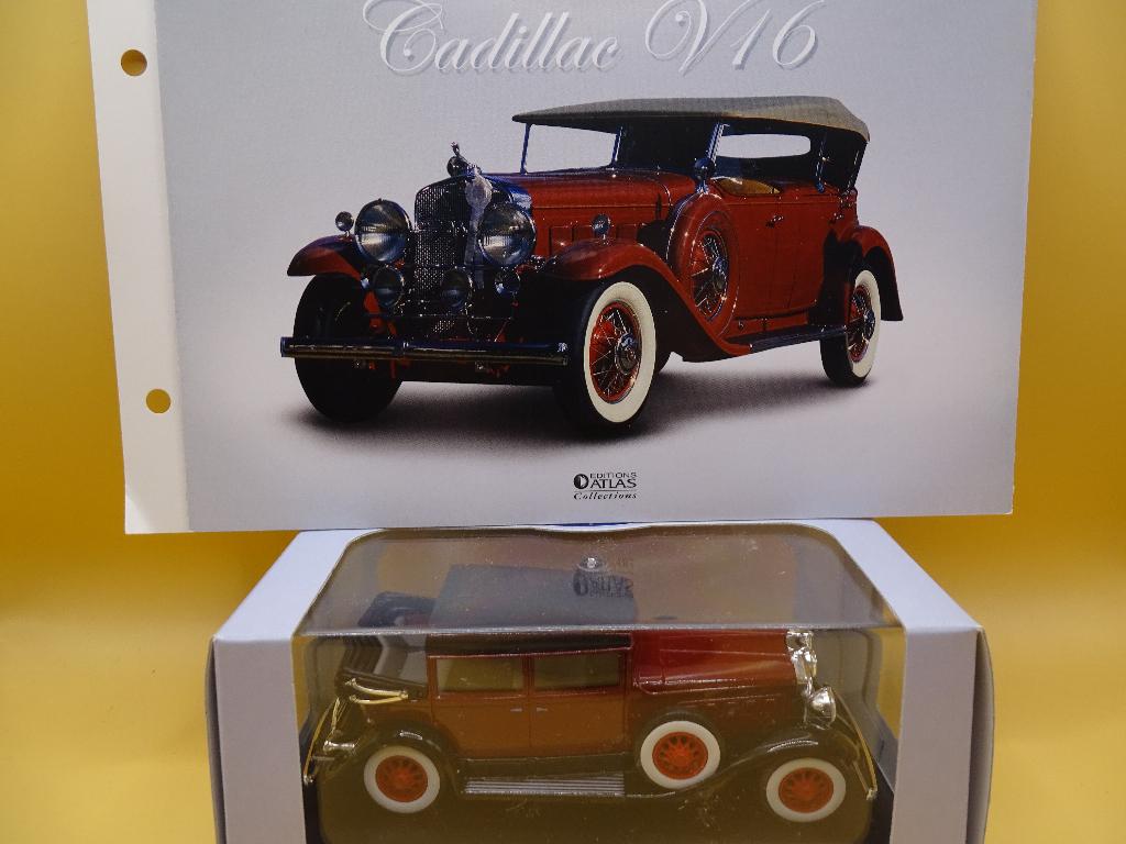 Cadillac V16 1931, 1:43 Ed.Atlas, in vitrine, Ophalen of Verzenden, Nieuw, Auto
