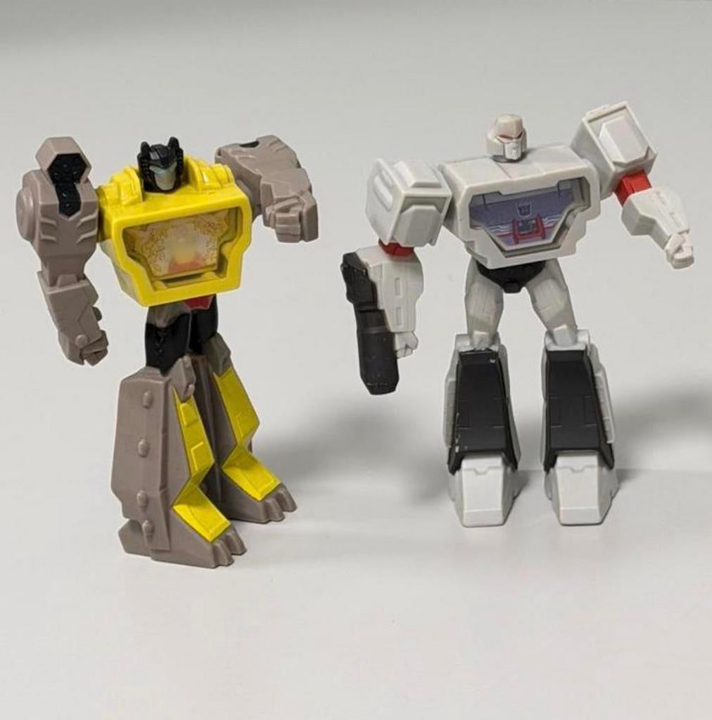 Transformers Grimlock & Megatron – Speelfiguren (set van 2), Verzamelen, Transformers, Zo goed als nieuw, Ophalen of Verzenden