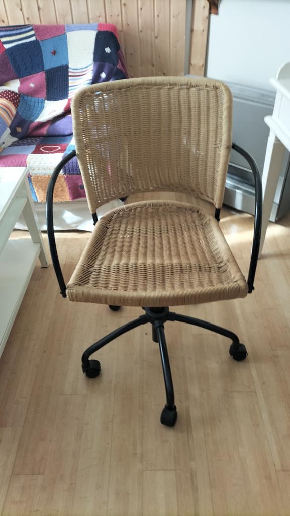 Chaise de bureau en rotin, Enlèvement, Chaise de bureau