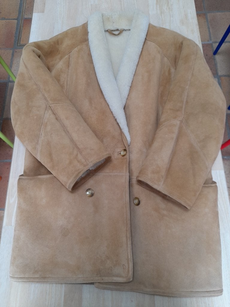 Veste mouton retourné, Enlèvement, Porté, Taille 56/58 (XL), Autres couleurs