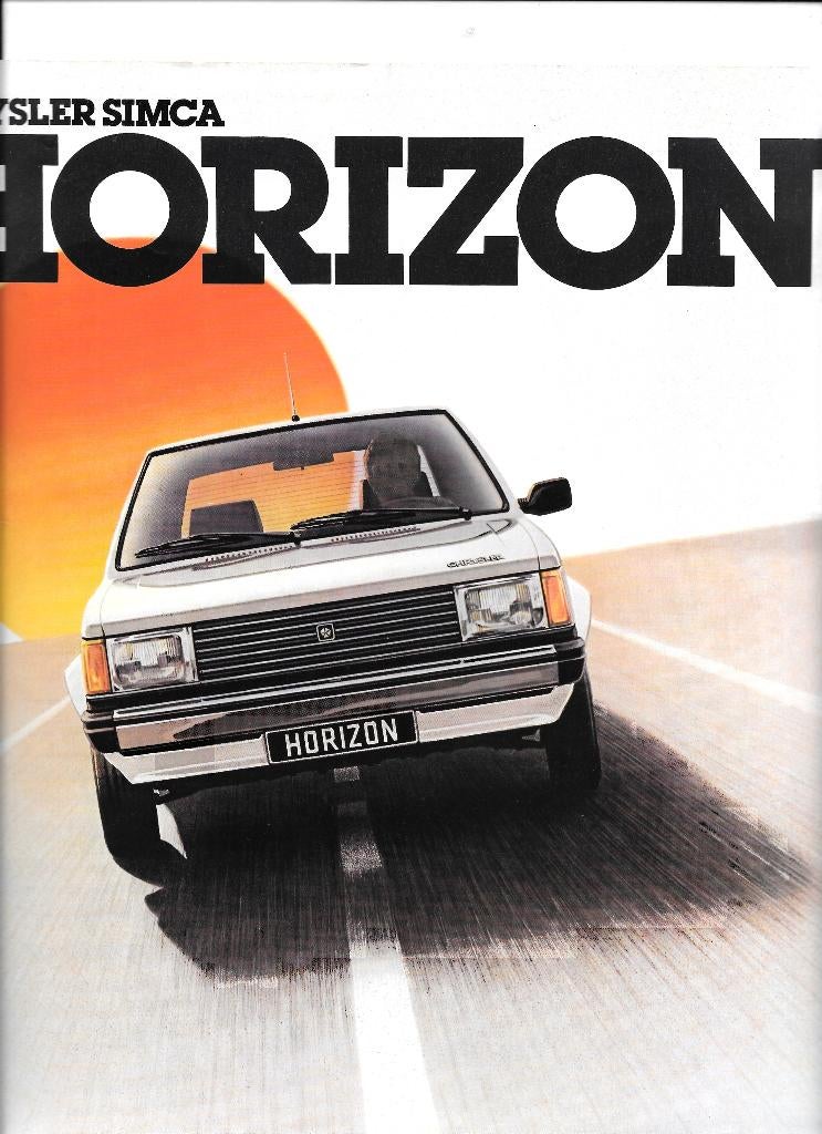 SIMCA/TALBOT HORIZON, Enlèvement ou Envoi, Comme neuf, Autres marques