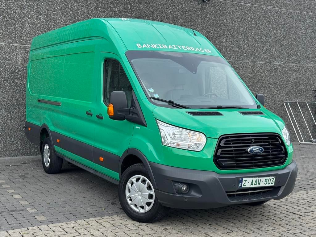 Ford Transit L4/H3 Top Conditie Airco/Navi/Cruise Control, Autos, Cuir, Achat, 6 portes, Euro 6
