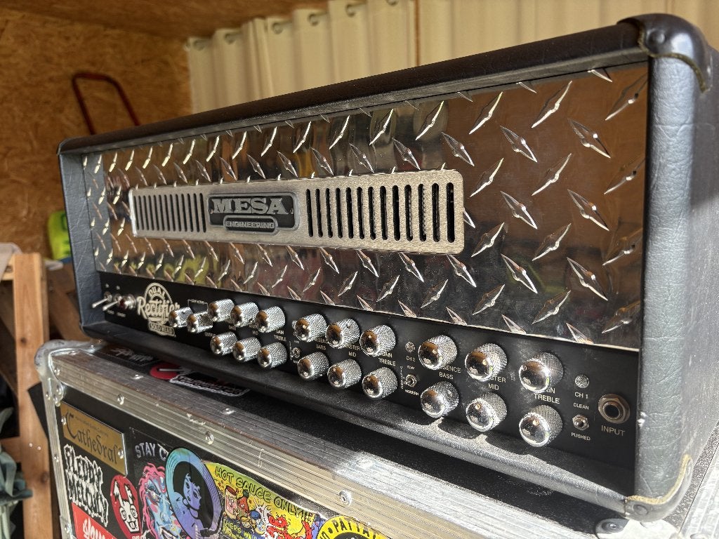 Mesa/Boogie Dual Rectifier Solo Head 100W – 3 Channel, Musique & Instruments, Enlèvement, Utilisé, Guitare, 100 watts ou plus