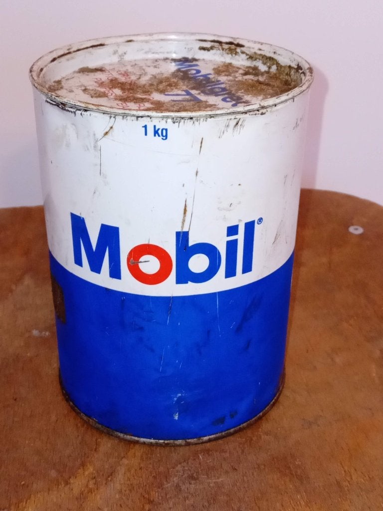 Boîte vintage MOBIL, Enlèvement ou Envoi, Utilisé
