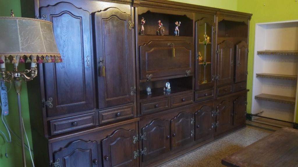 Meuble salle à manger chêne, Maison & Meubles, Salles à manger complètes, Enlèvement, Utilisé, Vintage