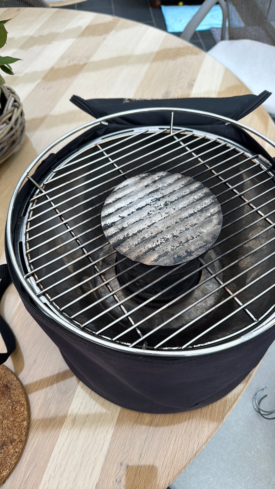 Mobiele BBQ, Tuin en Terras, Ophalen, Zo goed als nieuw