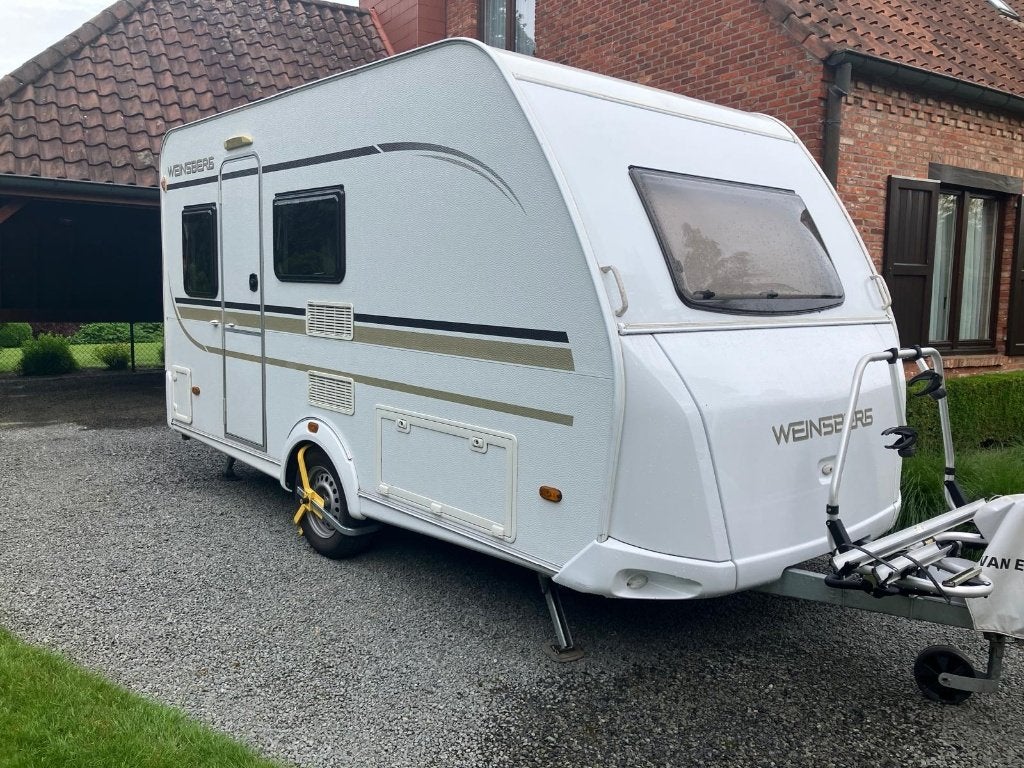 Caravan Weinsberg CaraOne 390 QD, Caravans en Kamperen, Caravans, Particulier, tot en met 3, 750 - 1000 kg, Standaardzit, Overige merken