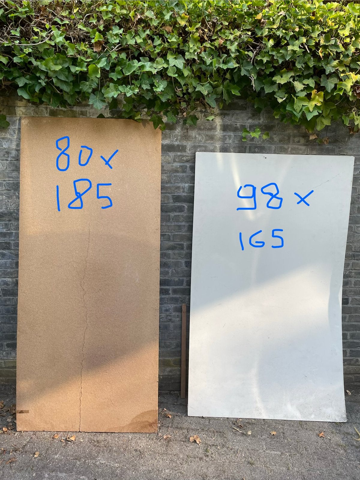 Gratis: 2 houten platen, Ophalen, Gebruikt, Multiplex, Minder dan 20 mm