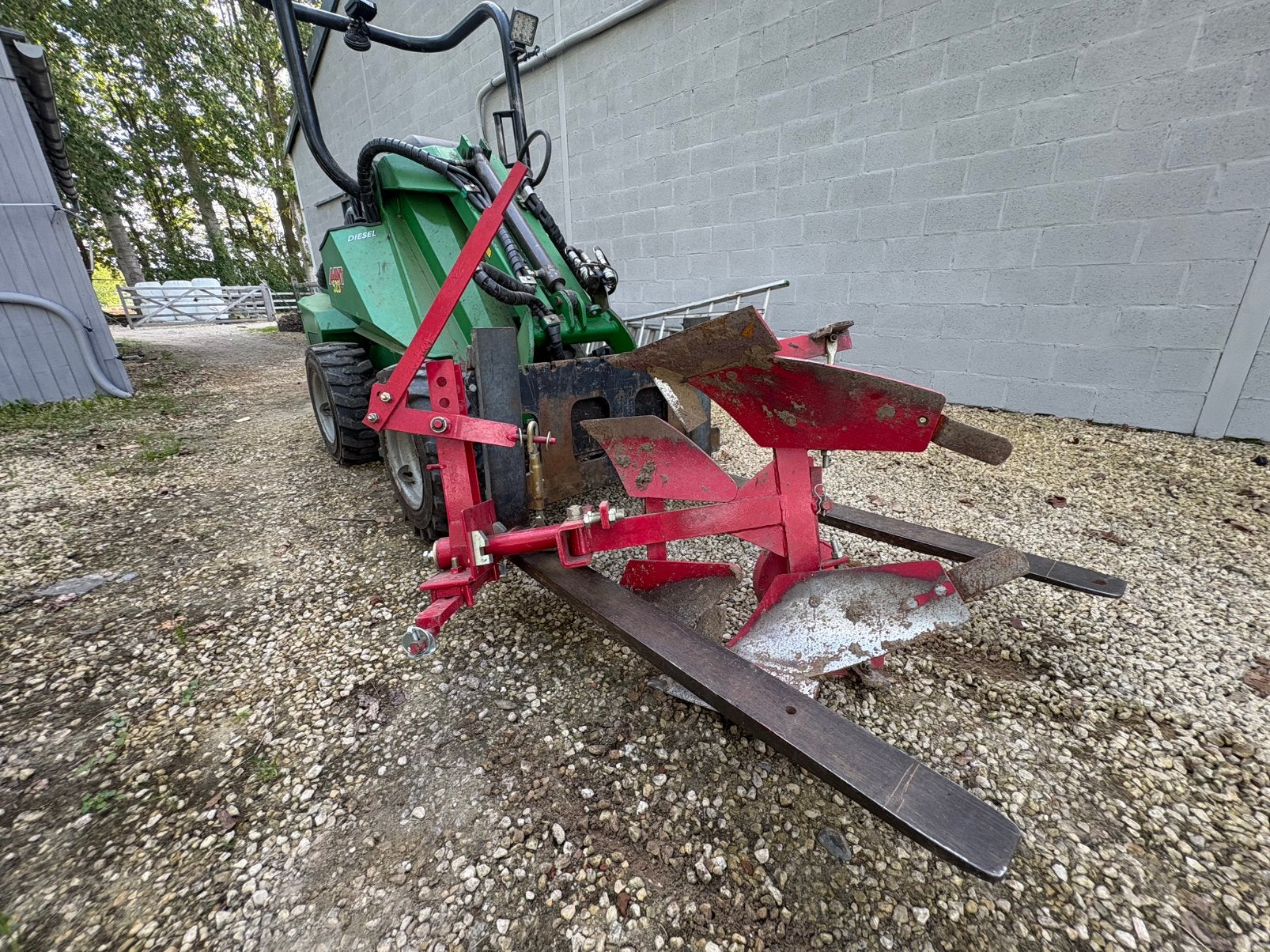 Wentel ploeg mini tractor, Zakelijke goederen, Ophalen of Verzenden