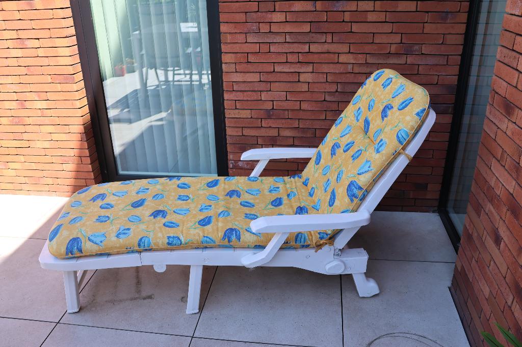 tuinzetel, Jardin & Terrasse, Chaises de jardin, Enlèvement, Comme neuf, Synthétique, Ajustable