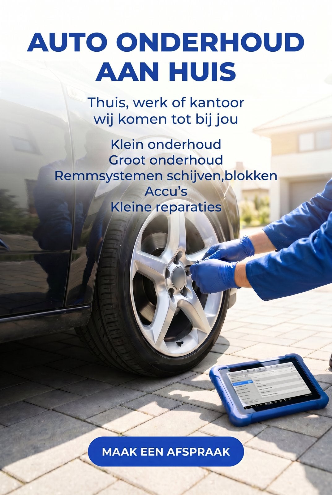 Auto garage onderhoud en herstellingen, Enlèvement ou Envoi