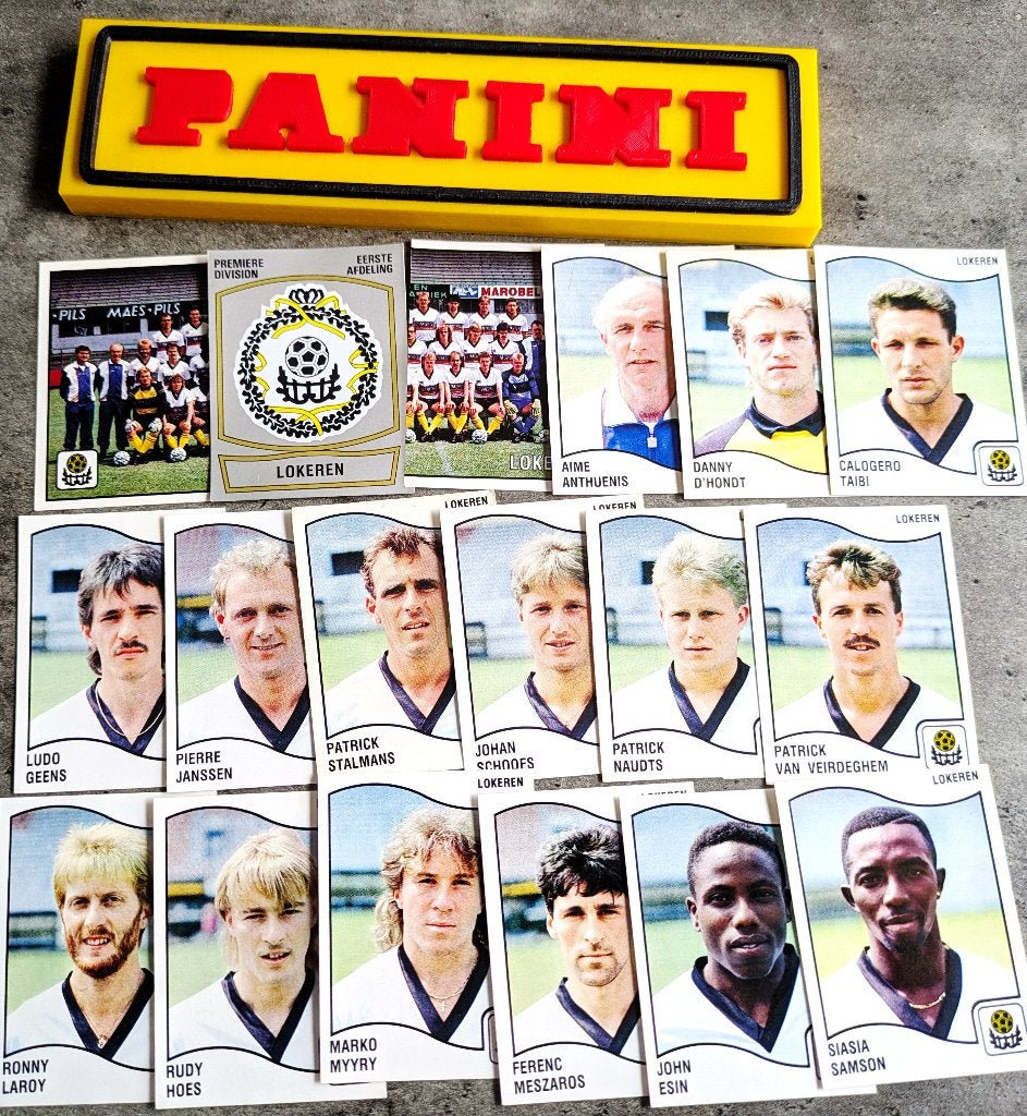 PANINI FOOTBALL 90 LOKEREN 18 AUTOCOLLANTS 1990 football, Envoi, Neuf
