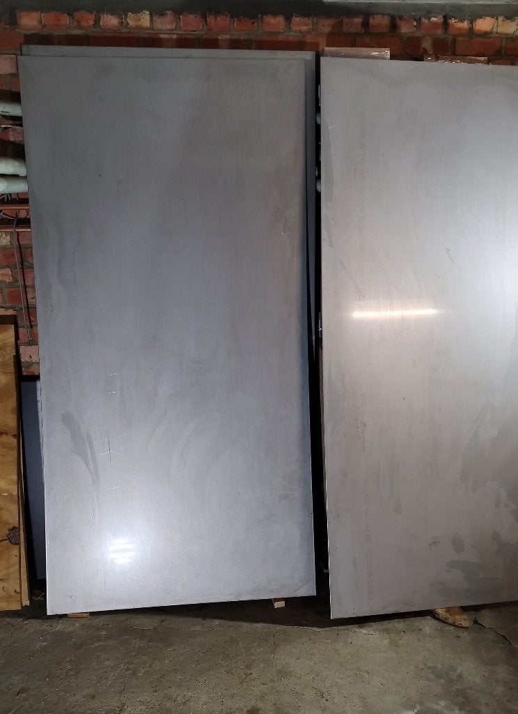 2mm RVS/ inox platen. 2000x1000. Nieuwe x2st., Ophalen