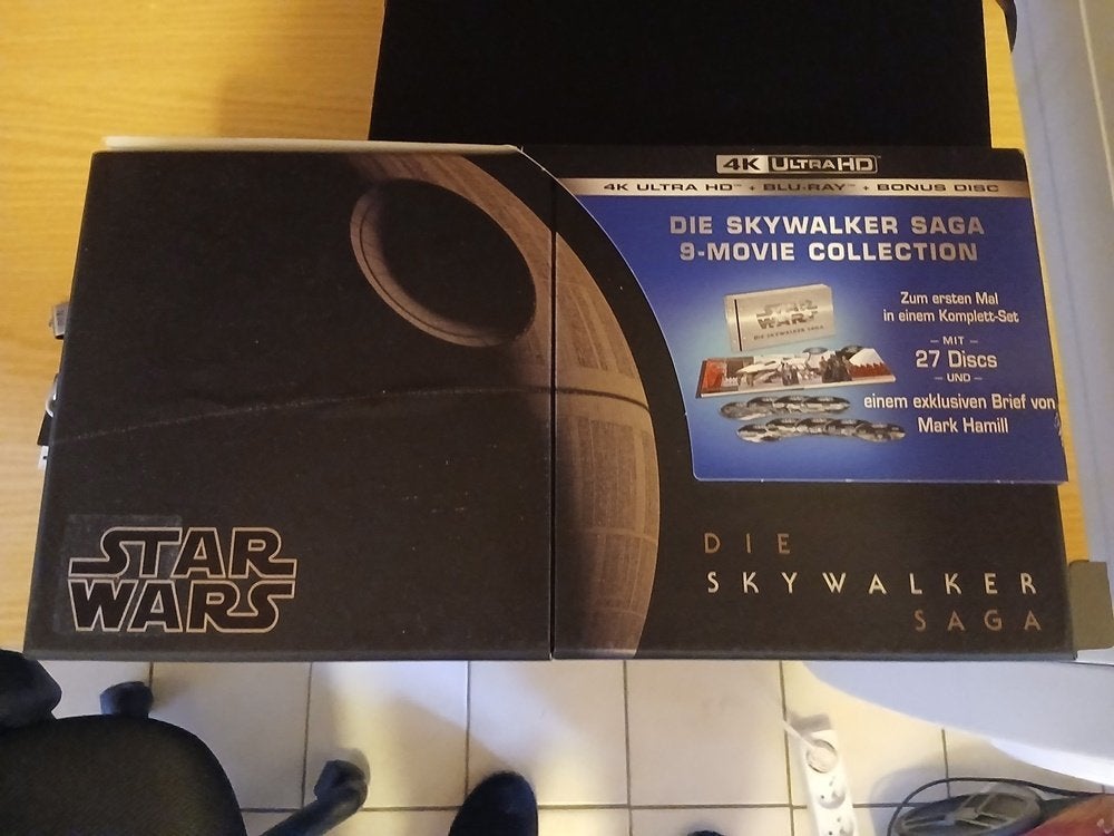 star wars saga ultra hd 4k box set, Ophalen, Zo goed als nieuw, Science Fiction en Fantasy, Boxset