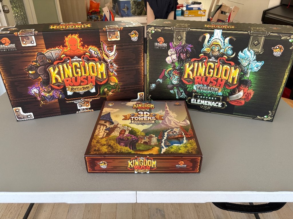 Kingdom Rush (FR) Rift in Time/Elemental Uprising/3D Towers, Hobby & Loisirs créatifs, Jeux de société | Jeux de plateau, Utilisé