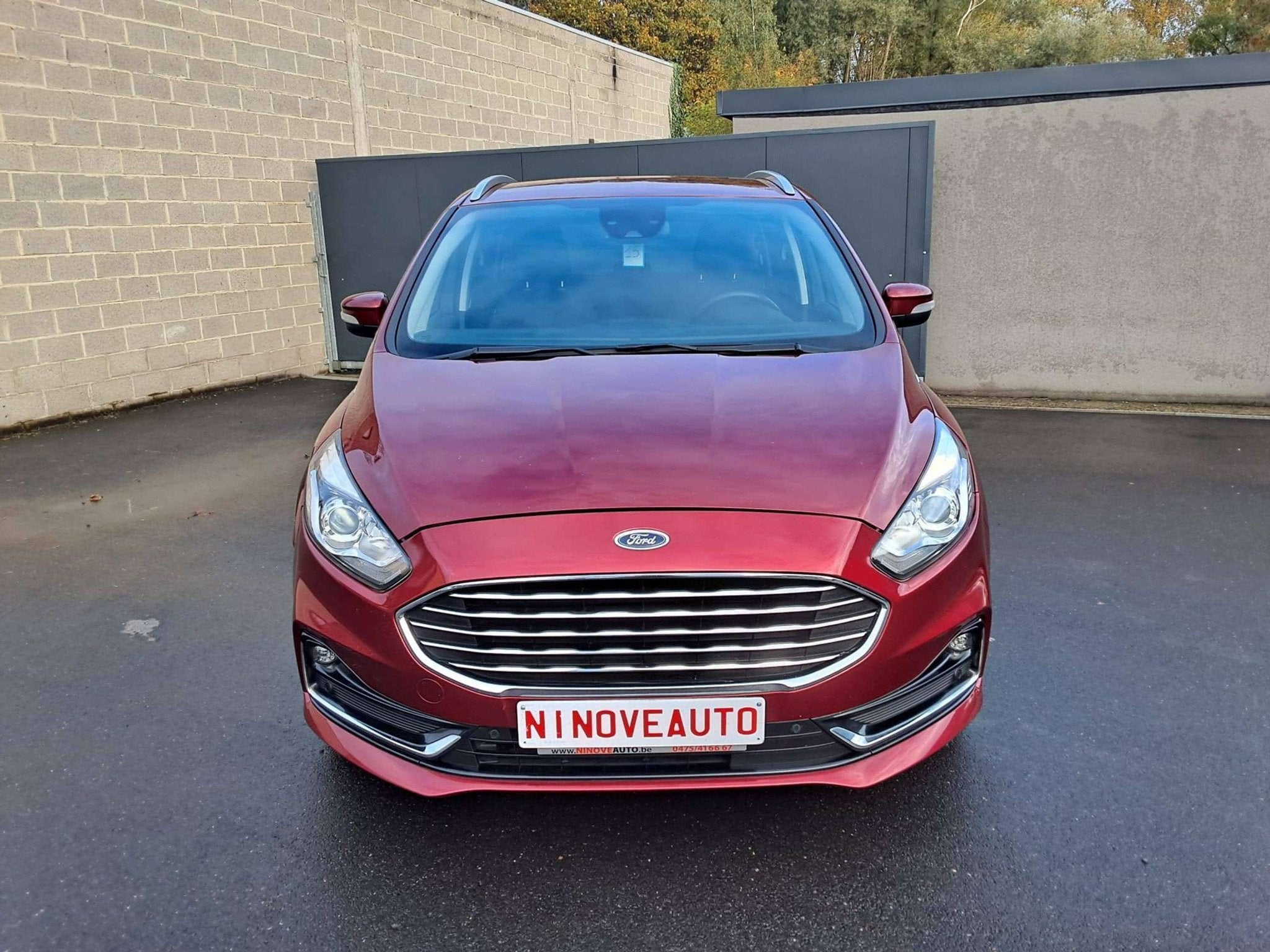 Ford S-Max 2.0 TDCi Titanium(EU6d) CARPLAY CAMERA FULL OPTIE, Autos, Ford, Rouge, Achat, Entreprise, Boîte manuelle