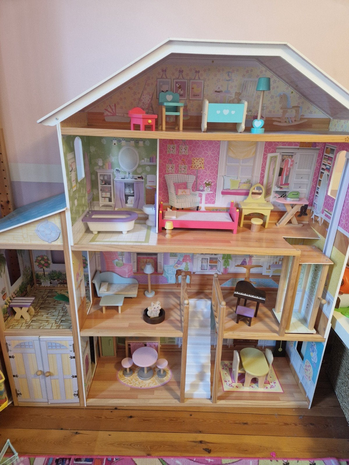 Maison de poupée en bois Kidkraft, Enlèvement, Comme neuf, Maison de poupées