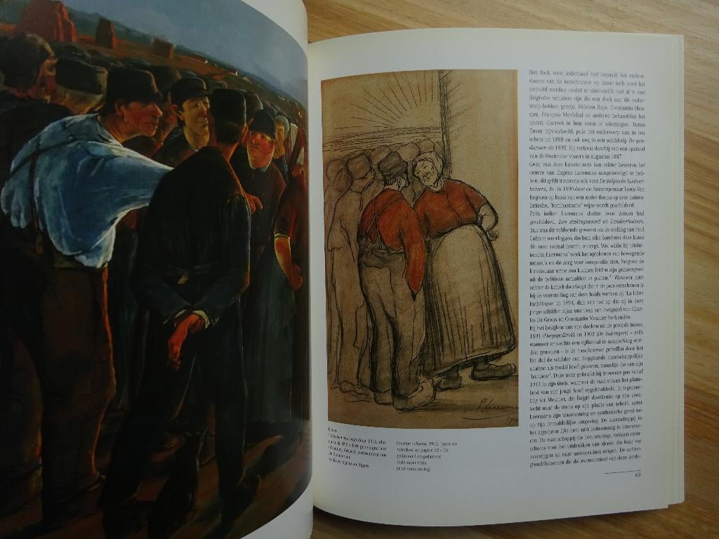 Eugène Laermans, Gemeentekrediet, Passage 44 Brussel, 1995, Enlèvement ou Envoi, Comme neuf, Peinture et dessin