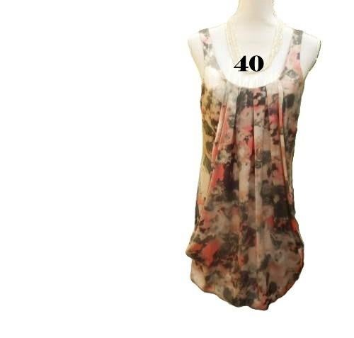 (4)- robe femme t.40 rose grise - H&M -, Kleding | Dames, Jurken, Maat 38/40 (M), H&M, Ophalen of Verzenden, Zo goed als nieuw