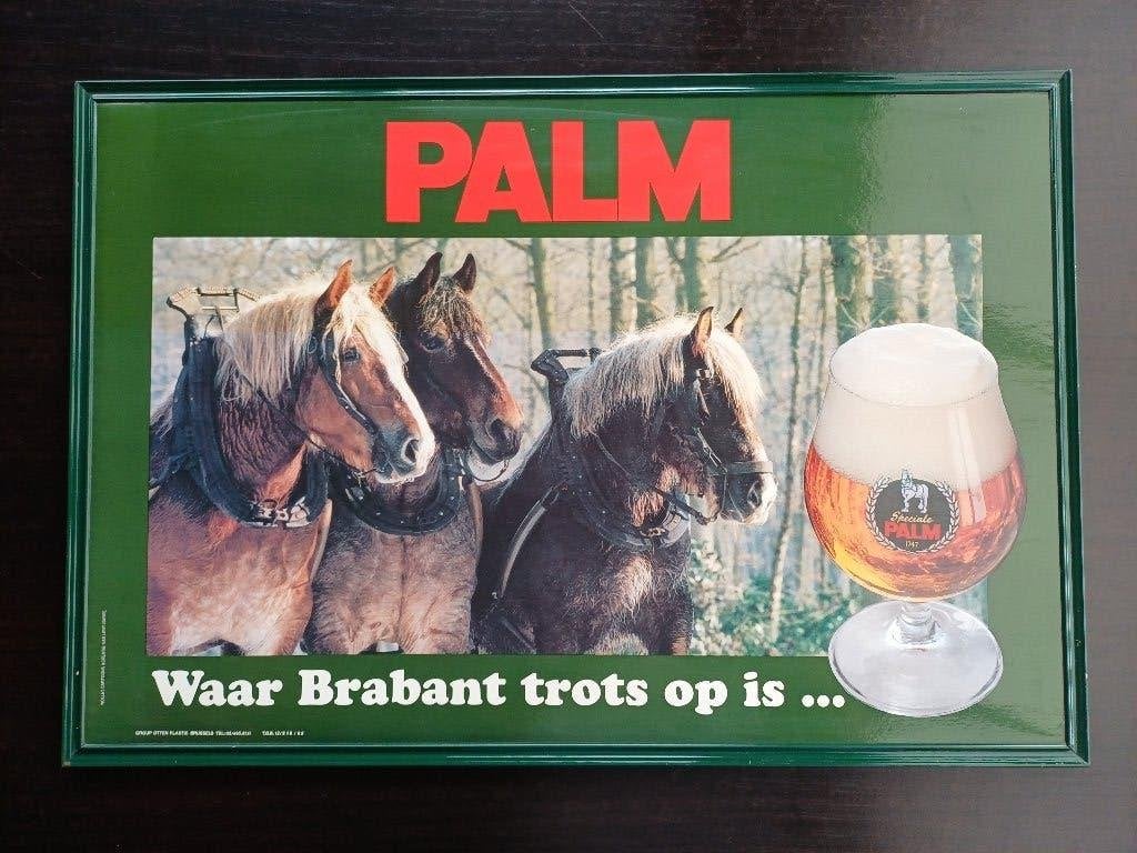 Palm reclamebord (ophangbaar), Collections, Marques de bière, Enlèvement, Comme neuf, Panneau, Plaque ou Plaquette publicitaire