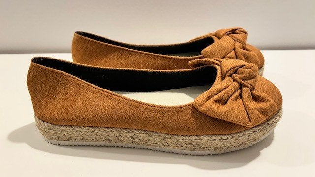 Beige ballerina met strik op geweven zool (maat 40), Vêtements | Femmes, Neuf, Enlèvement ou Envoi, Beige, Ballerines