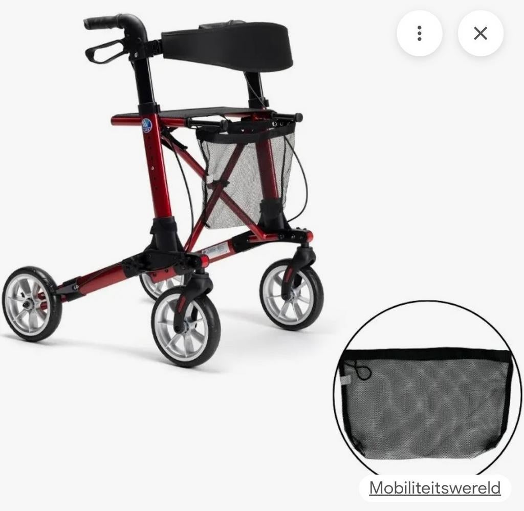 Rollator met zit en rugleuning Vermeiren, Divers, Enlèvement ou Envoi